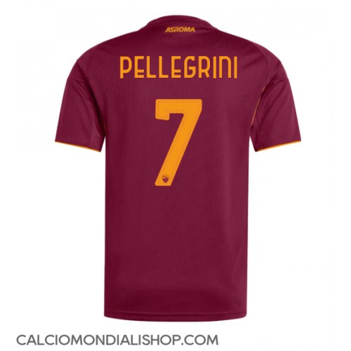 Maglie da calcio AS Roma Lorenzo Pellegrini #7 Prima Maglia 2025-26 Manica Corta